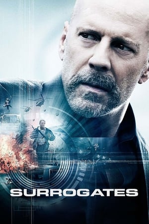 Surrogates 2009 Hindi Dual Audio 300MB Movie Poster